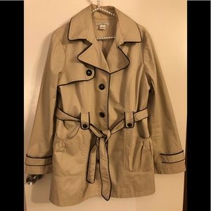Tan & Black Spring Dress Jacket